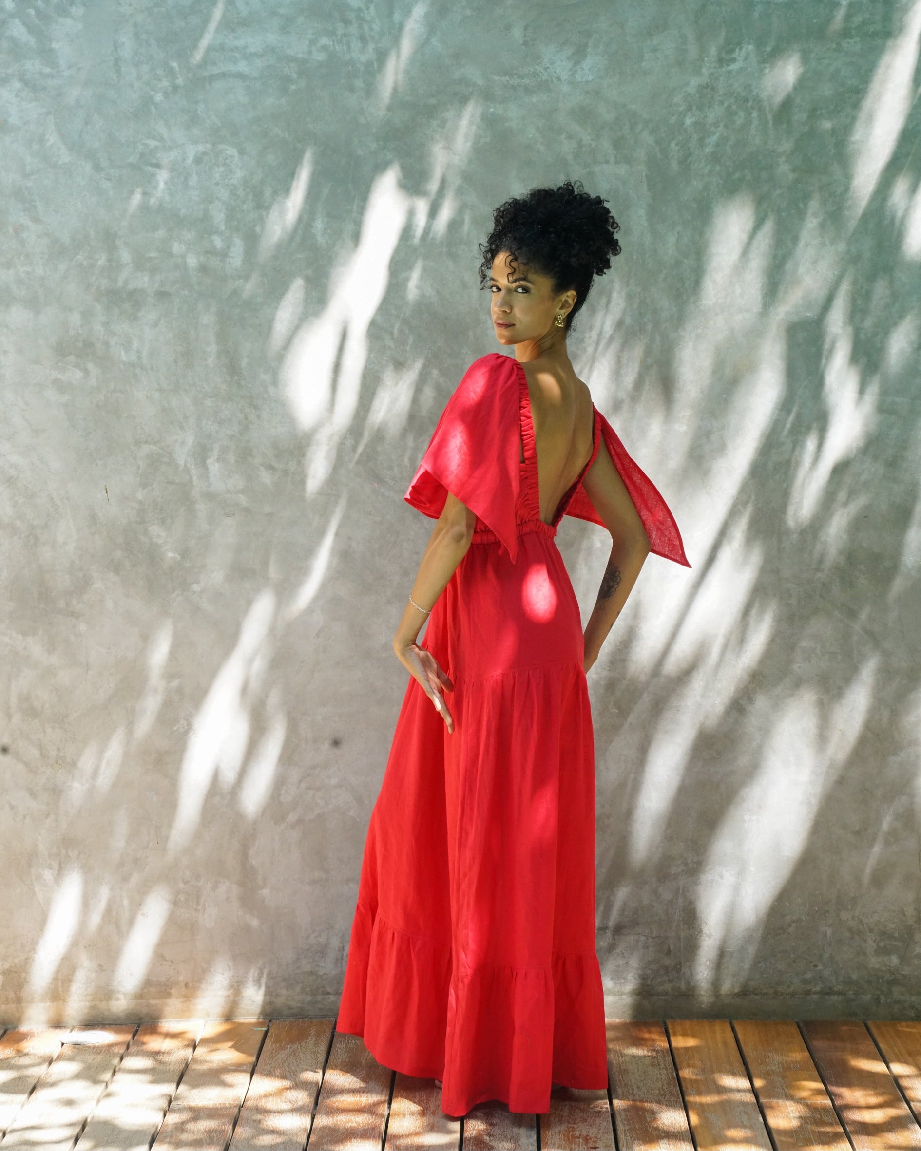 isabella red dress Isabella