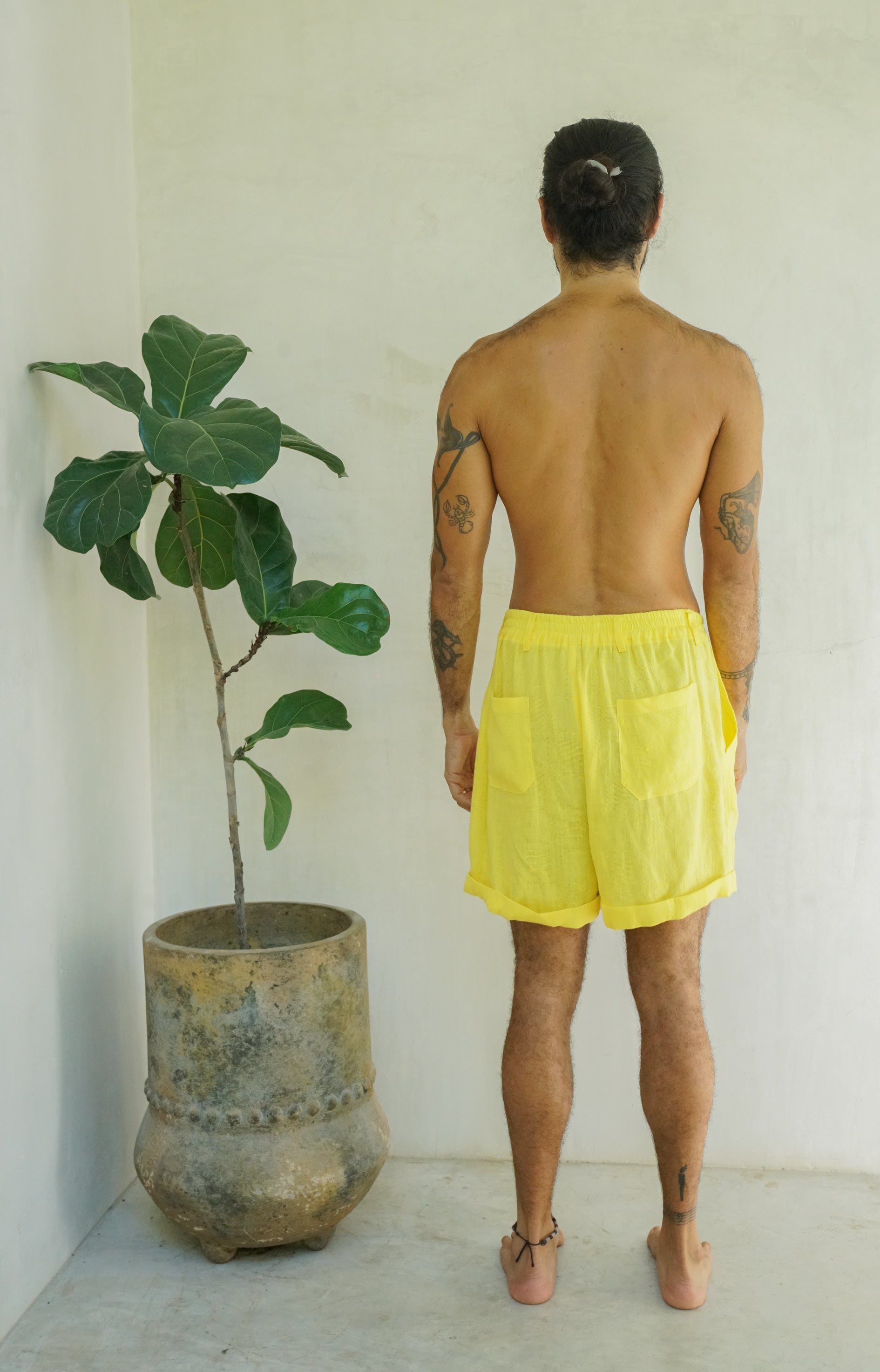 Nikeen Men's Shorts Linen - Linen Shorts - Tulum - Online – Claude